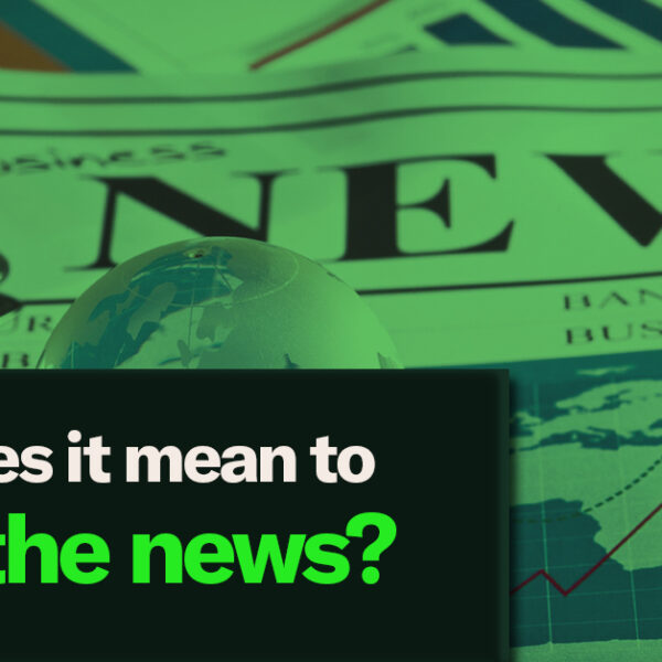 what does it mean to trade the news